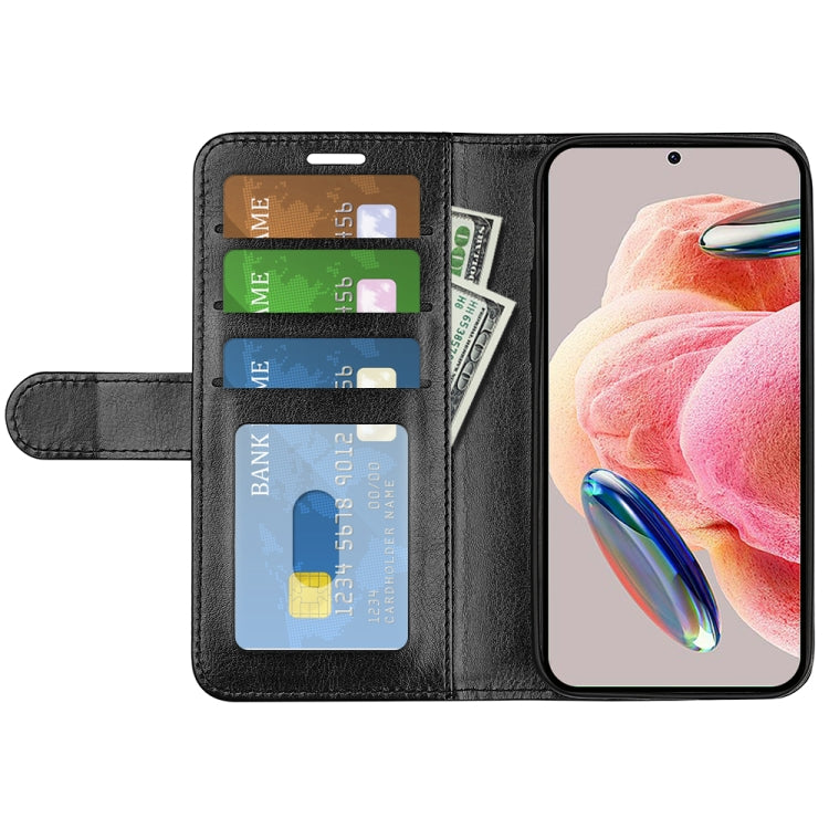 Per Xiaomi Redmi Note 12 4G Global R64 Custodia per cellulare in pelle a conchiglia orizzontale, For Xiaomi Redmi Note 12 4G Global