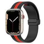 Cinturino in silicone bicolore con chiusura magnetica, For Apple Watch Series 8&7 41mm