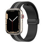 Cinturino in silicone bicolore con chiusura magnetica, For Apple Watch Series 8&7 41mm