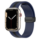 Cinturino in silicone bicolore con chiusura magnetica, For Apple Watch Series 8&7 41mm