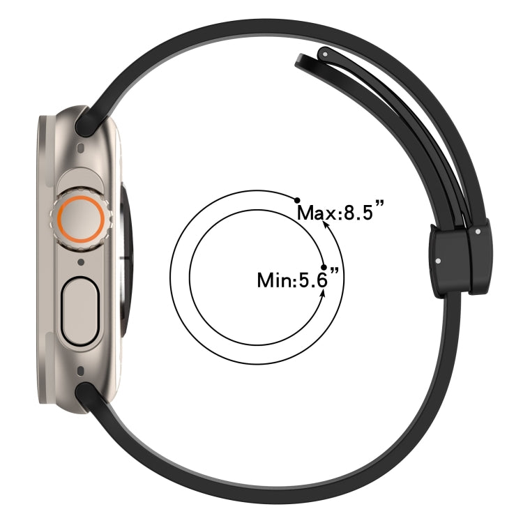 Cinturino in silicone bicolore con chiusura magnetica, For Apple Watch Series 8&7 41mm