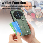 cassa posteriore del cinturino con custodia per cavalletto con slot per schede di coltellino, For Honor Magic5, For Honor X7A, For Honor X9A, For Xiaomi Poco X4 Pro 5G