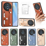 cassa posteriore del cinturino con custodia per cavalletto con slot per schede di coltellino, For Honor Magic5, For Honor X7A, For Honor X9A, For Xiaomi Poco X4 Pro 5G