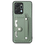 cassa posteriore del cinturino con custodia per cavalletto con slot per schede di coltellino, For Honor Magic5, For Honor X7A, For Honor X9A, For Xiaomi Poco X4 Pro 5G