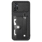 cassa posteriore del cinturino con custodia per cavalletto con slot per schede di coltellino, For Honor Magic5, For Honor X7A, For Honor X9A, For Xiaomi Poco X4 Pro 5G