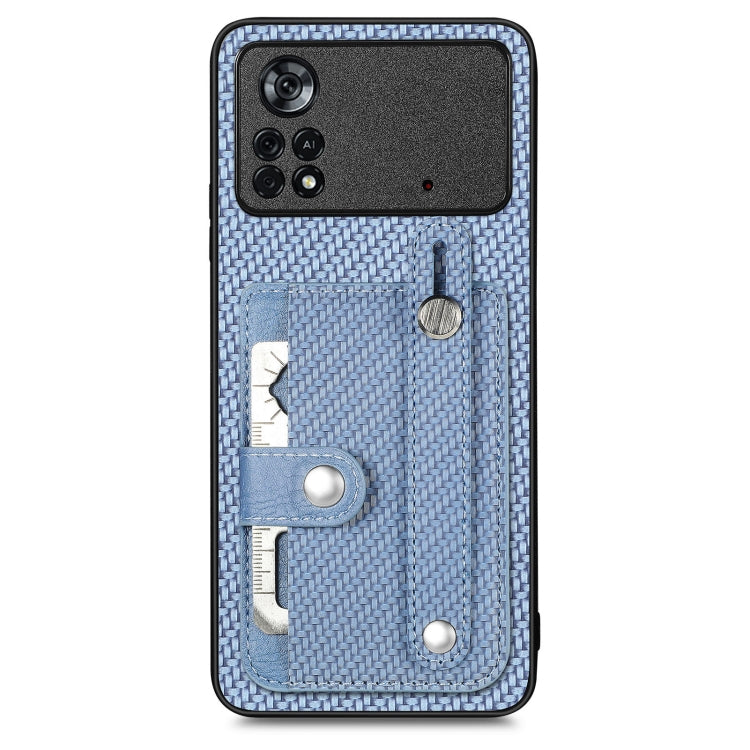 cassa posteriore del cinturino con custodia per cavalletto con slot per schede di coltellino, For Honor Magic5, For Honor X7A, For Honor X9A, For Xiaomi Poco X4 Pro 5G