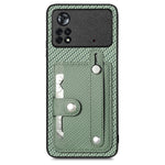 cassa posteriore del cinturino con custodia per cavalletto con slot per schede di coltellino, For Honor Magic5, For Honor X7A, For Honor X9A, For Xiaomi Poco X4 Pro 5G