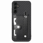 cassa posteriore del cinturino con custodia per cavalletto con slot per schede di coltellino, For Samsung Galaxy A34 5G