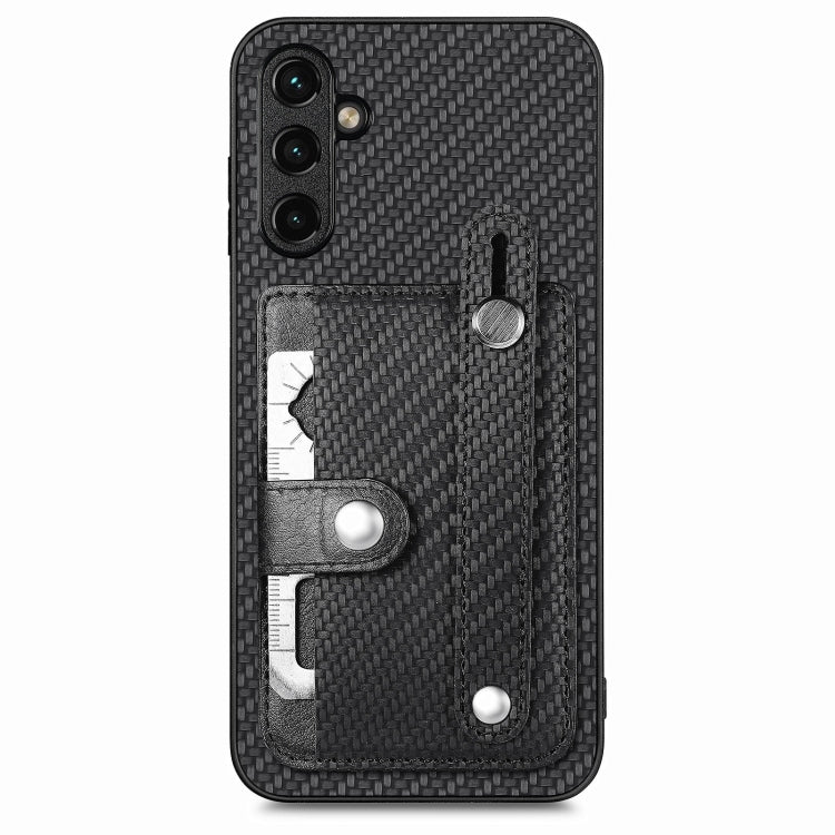 cassa posteriore del cinturino con custodia per cavalletto con slot per schede di coltellino, For Samsung Galaxy A34 5G
