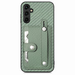 cassa posteriore del cinturino con custodia per cavalletto con slot per schede di coltellino, For Samsung Galaxy A34 5G
