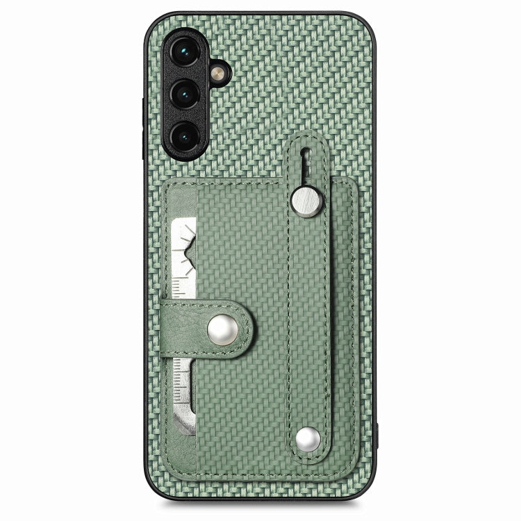 cassa posteriore del cinturino con custodia per cavalletto con slot per schede di coltellino, For Samsung Galaxy A34 5G