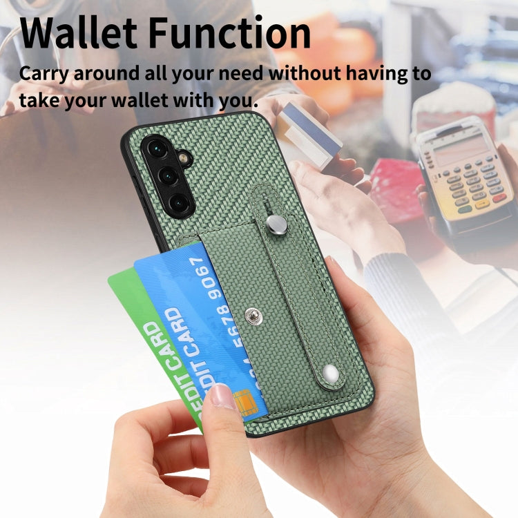 cassa posteriore del cinturino con custodia per cavalletto con slot per schede di coltellino, For Samsung Galaxy A34 5G