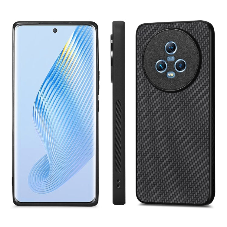 Cover posteriore in pelle con texture in fibra di carbonio, For Honor Magic5, For Honor X7A, For Honor X9A, For Xiaomi Poco X4 Pro 5G