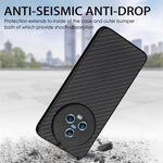Cover posteriore in pelle con texture in fibra di carbonio, For Honor Magic5, For Honor X7A, For Honor X9A, For Xiaomi Poco X4 Pro 5G