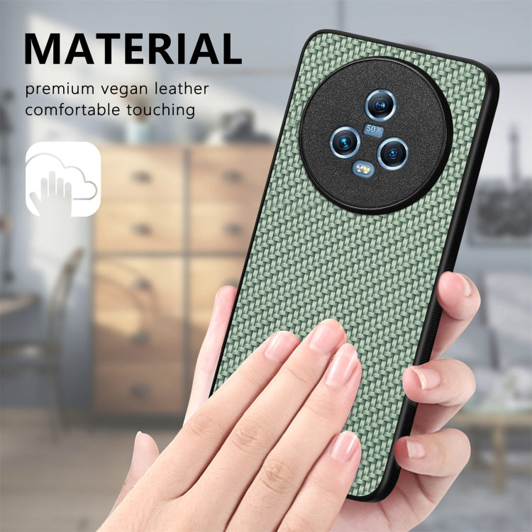 Cover posteriore in pelle con texture in fibra di carbonio, For Honor Magic5, For Honor X7A, For Honor X9A, For Xiaomi Poco X4 Pro 5G