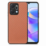 Cover posteriore in pelle con texture in fibra di carbonio, For Honor Magic5, For Honor X7A, For Honor X9A, For Xiaomi Poco X4 Pro 5G
