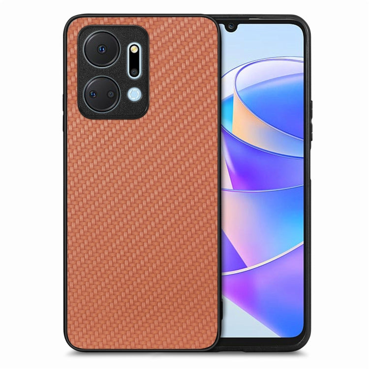 Cover posteriore in pelle con texture in fibra di carbonio, For Honor Magic5, For Honor X7A, For Honor X9A, For Xiaomi Poco X4 Pro 5G