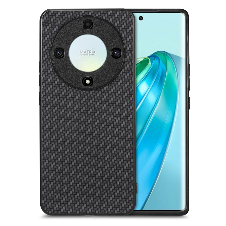 Cover posteriore in pelle con texture in fibra di carbonio, For Honor Magic5, For Honor X7A, For Honor X9A, For Xiaomi Poco X4 Pro 5G