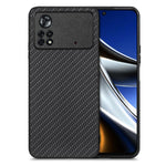 Cover posteriore in pelle con texture in fibra di carbonio, For Honor Magic5, For Honor X7A, For Honor X9A, For Xiaomi Poco X4 Pro 5G