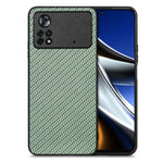 Cover posteriore in pelle con texture in fibra di carbonio, For Honor Magic5, For Honor X7A, For Honor X9A, For Xiaomi Poco X4 Pro 5G