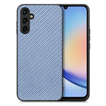 Cover posteriore in pelle con texture in fibra di carbonio, For Samsung Galaxy A34 5G