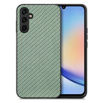 Cover posteriore in pelle con texture in fibra di carbonio, For Samsung Galaxy A34 5G