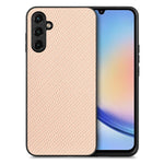 Cover posteriore in pelle con texture in fibra di carbonio, For Samsung Galaxy A34 5G