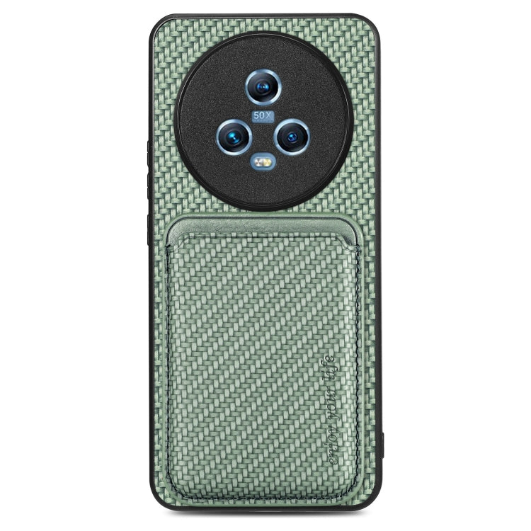 Custodia per telefono magnetica Magsafe in pelle in fibra di carbonio, For Honor Magic5, For Honor X7A, For Honor X9A, For Xiaomi Poco X4 Pro 5G