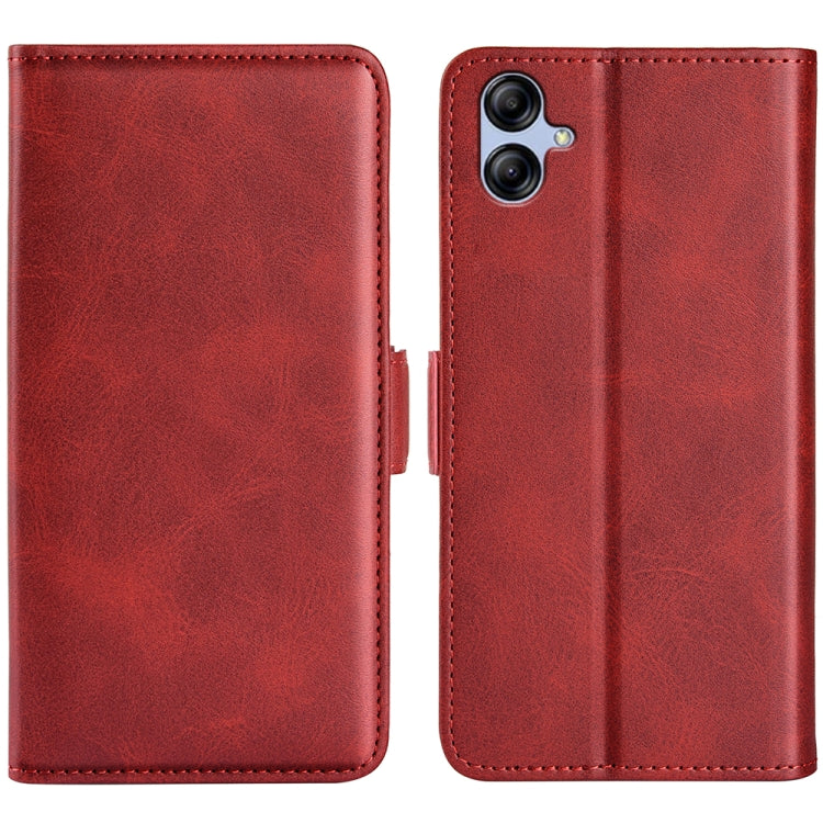 Per Samsung Galaxy A04e Custodia per cellulare in pelle a vibrazione orizzontale con fibbia magnetica a doppio lato, For Samsung Galaxy A04e