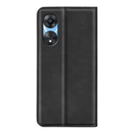 Per OPPO A58 Custodia per telefono in pelle con aspirazione magnetica retro-pelle, For OPPO A58