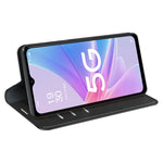 Per OPPO A58 Custodia per telefono in pelle con aspirazione magnetica retro-pelle, For OPPO A58