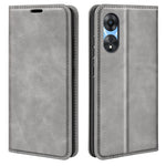 Per OPPO A58 Custodia per telefono in pelle con aspirazione magnetica retro-pelle, For OPPO A58