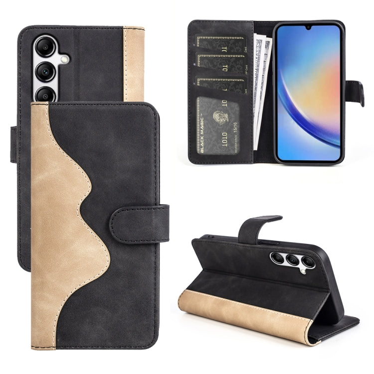 Per Samsung Galaxy A34 5G Custodia per cellulare in pelle con cuciture orizzontali, For Samsung Galaxy A34 5G