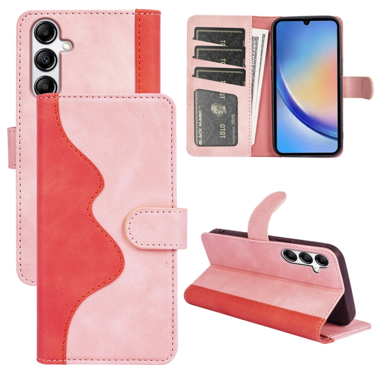 Per Samsung Galaxy A34 5G Custodia per cellulare in pelle con cuciture orizzontali, For Samsung Galaxy A34 5G