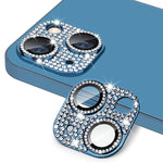 Per iPhone 13/13 mini ENKAY Hat-Prince Blink Diamond Camera Lens Pellicola in vetro temperato in lega di alluminio, For iPhone 13 / 13 mini