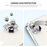 Per iPhone 13/13 mini ENKAY Hat-Prince Blink Diamond Camera Lens Pellicola in vetro temperato in lega di alluminio, For iPhone 13 / 13 mini