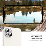 Per iPhone 13/13 mini ENKAY Hat-Prince Blink Diamond Camera Lens Pellicola in vetro temperato in lega di alluminio, For iPhone 13 / 13 mini