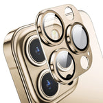 Per iPhone 13 Pro / 13 Pro Max ENKAY Hat-Prince Obiettivo fotocamera antiriflesso Pellicola in vetro temperato in lega di alluminio, For iPhone 13 Pro / 13 Pro Max