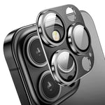 Per iPhone 14 Pro / 14 Pro Max ENKAY Hat-Prince Obiettivo fotocamera antiriflesso Pellicola in vetro temperato in lega di alluminio, For iPhone 14 Pro / 14 Pro Max