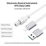 Cavo MIDI e OTG 1 m per iOS