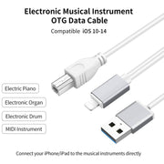 Cavo MIDI e OTG 1 m per iOS