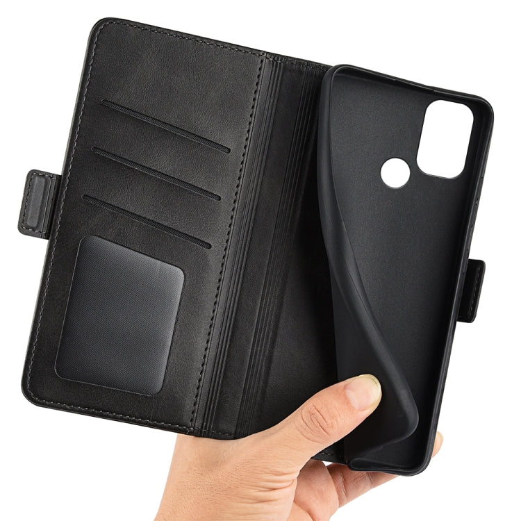 Per Nokia C31 Custodia per cellulare in pelle con vibrazione orizzontale con fibbia magnetica a doppio lato, For Nokia C31