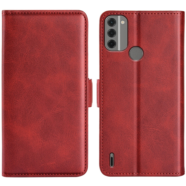 Per Nokia C31 Custodia per cellulare in pelle con vibrazione orizzontale con fibbia magnetica a doppio lato, For Nokia C31