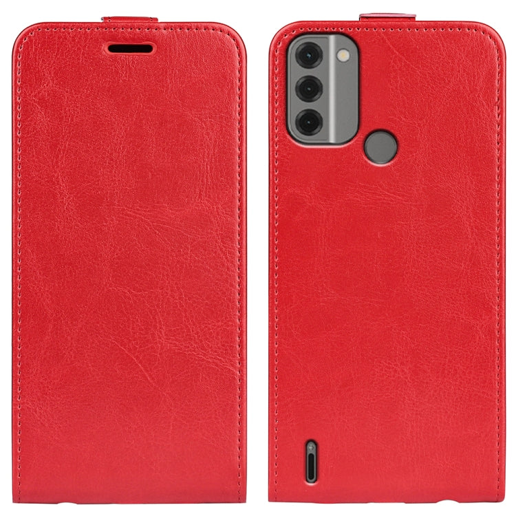 Per Nokia C31 R64 Custodia per telefono in pelle con vibrazione verticale Texture, For Nokia C31