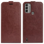 Per Nokia C31 R64 Custodia per telefono in pelle con vibrazione verticale Texture, For Nokia C31