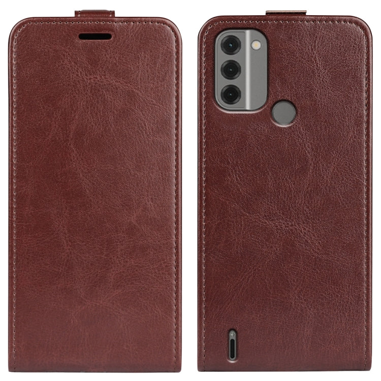 Per Nokia C31 R64 Custodia per telefono in pelle con vibrazione verticale Texture, For Nokia C31