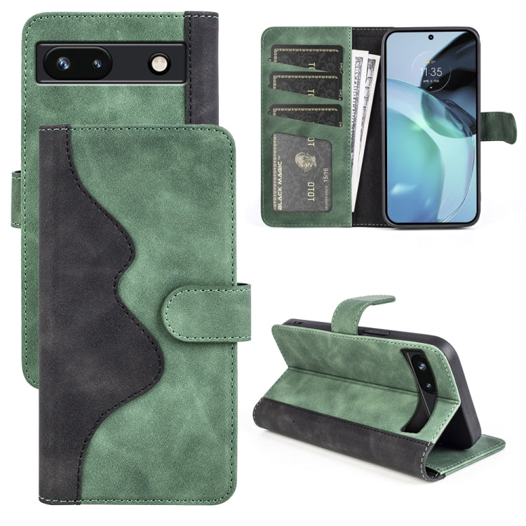 Per Google Pixel 7a Custodia per telefono in pelle flip orizzontale con cuciture, For Google Pixel 7a