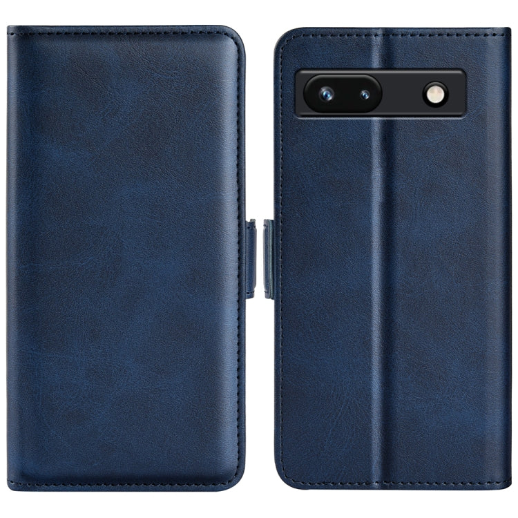 Per Google Pixel 7a Custodia per telefono in pelle con fibbia magnetica a doppio lato, For Google Pixel 7a