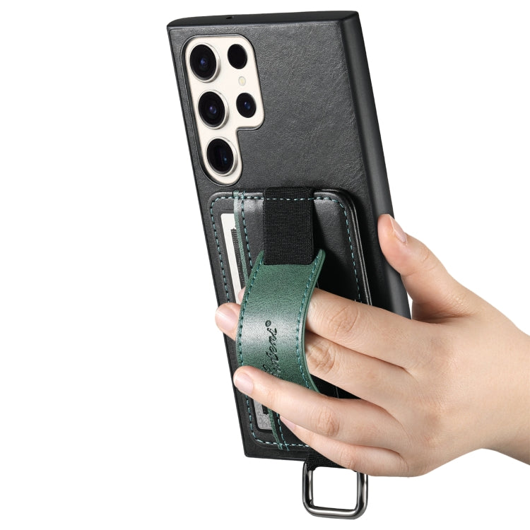 Custodia per telefono in PU con supporto per cinturino da polso per portafoglio per carte Suteni H13, For Samsung Galaxy S23 FE 5G, For Samsung Galaxy A54 5G, For Samsung Galaxy S23 Ultra 5G, For Samsung Galaxy S23+ 5G, For Samsung Galaxy S23 5G       ...