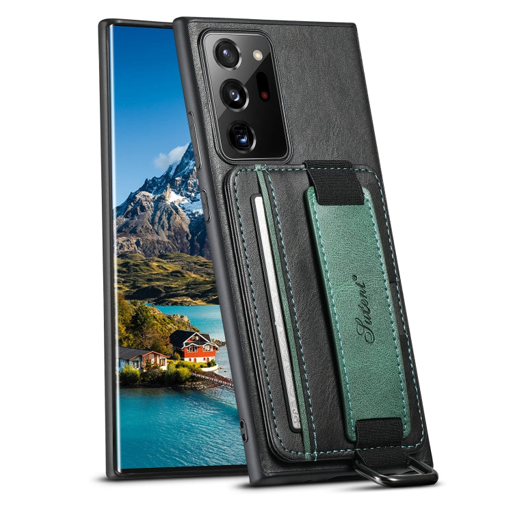 Custodia per telefono in PU con supporto per cinturino da polso per portafoglio per carte Suteni H13, For Samsung Galaxy S23 FE 5G, For Samsung Galaxy A54 5G, For Samsung Galaxy S23 Ultra 5G, For Samsung Galaxy S23+ 5G, For Samsung Galaxy S23 5G       ...